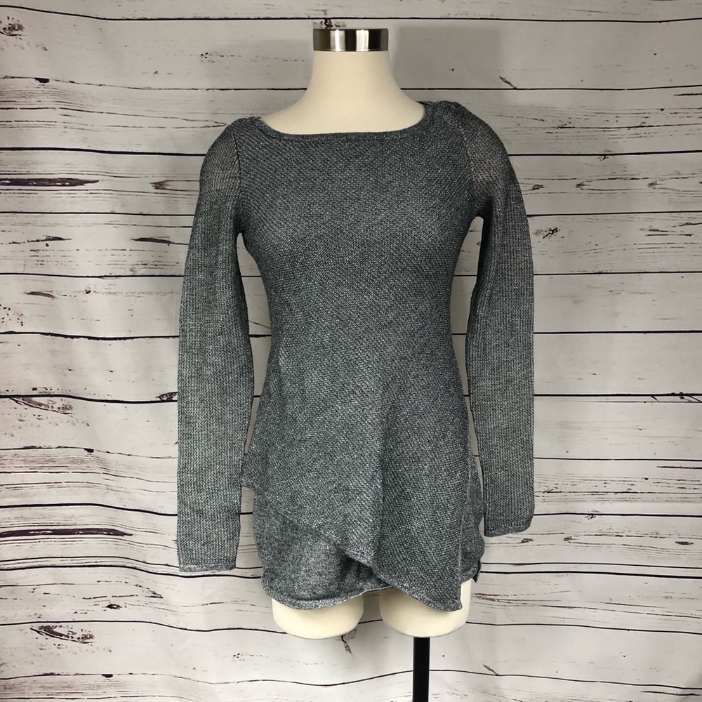 WHBM Grey Asymmetrical‎ Top